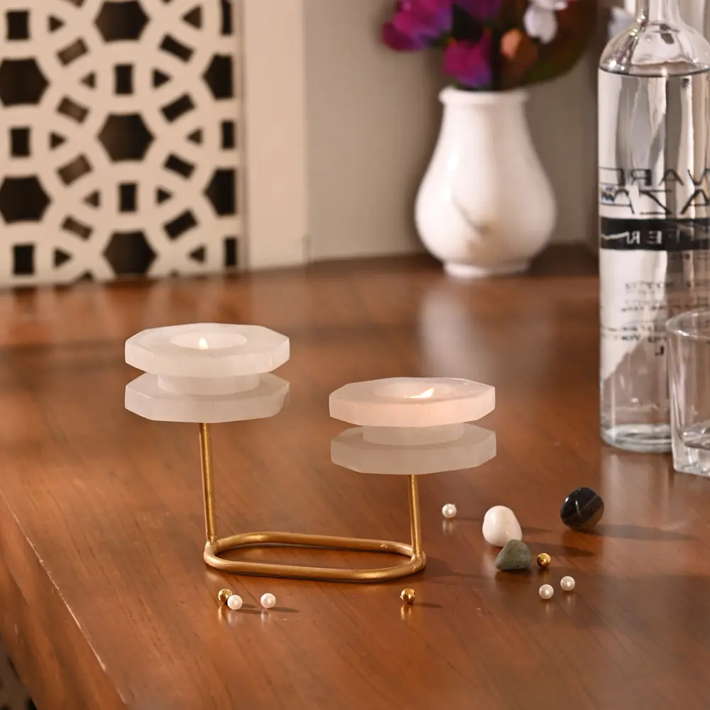 Hexagon Shaped Tealight Holder