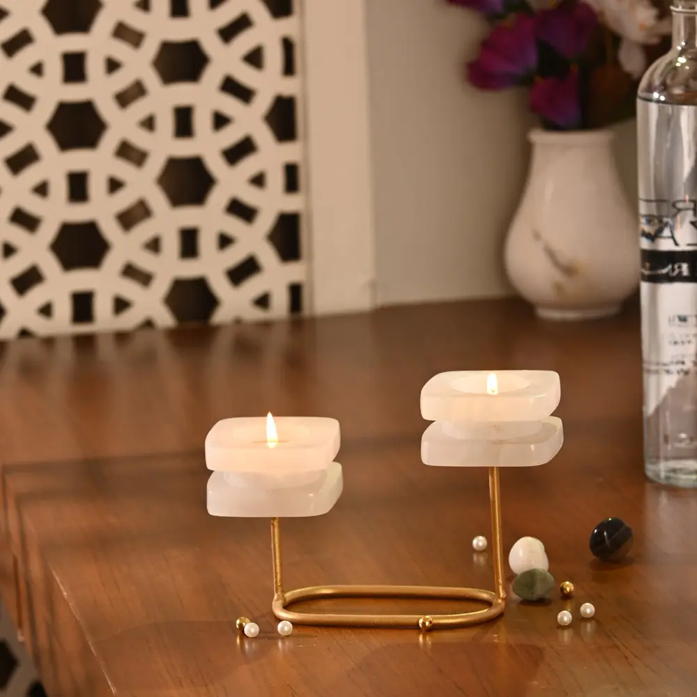 Luxury Marble Tealight Holders